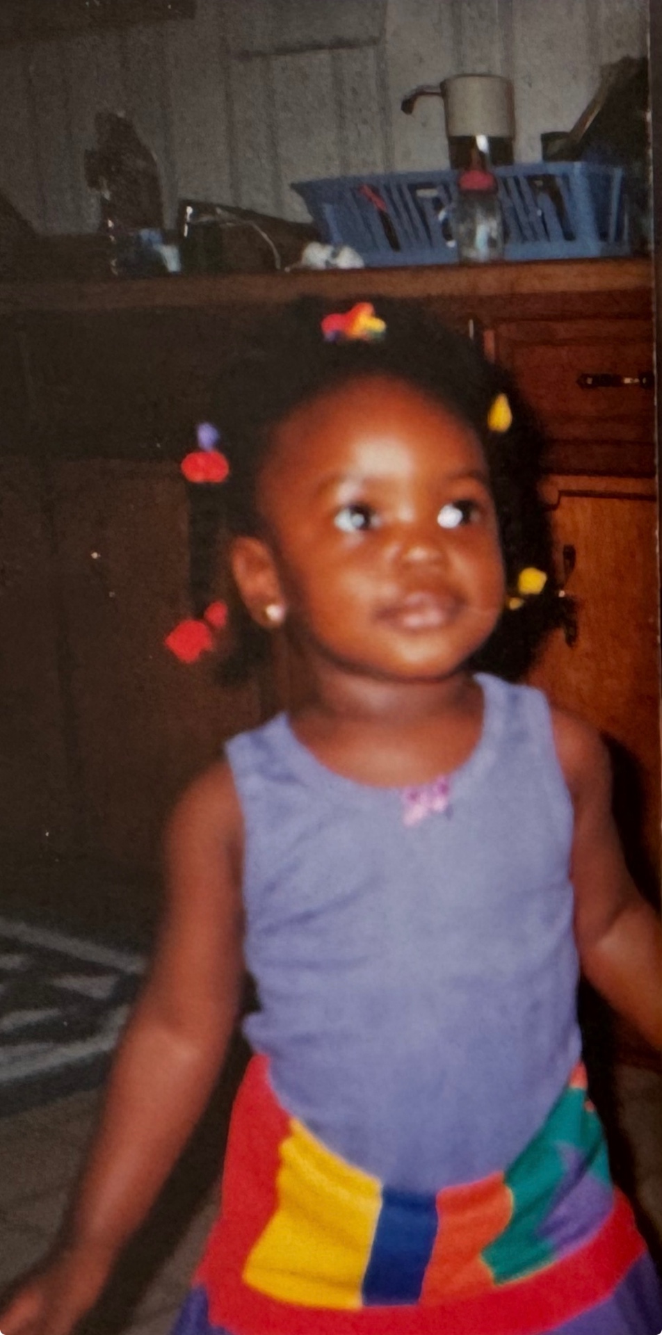 Jasmine as a young child.